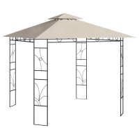 Produktbild för Paviljong 3x3x2,7 m gräddvit 160 g/m²