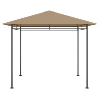 Produktbild för Paviljong 3x3x2,7 m taupe 180 g/m²