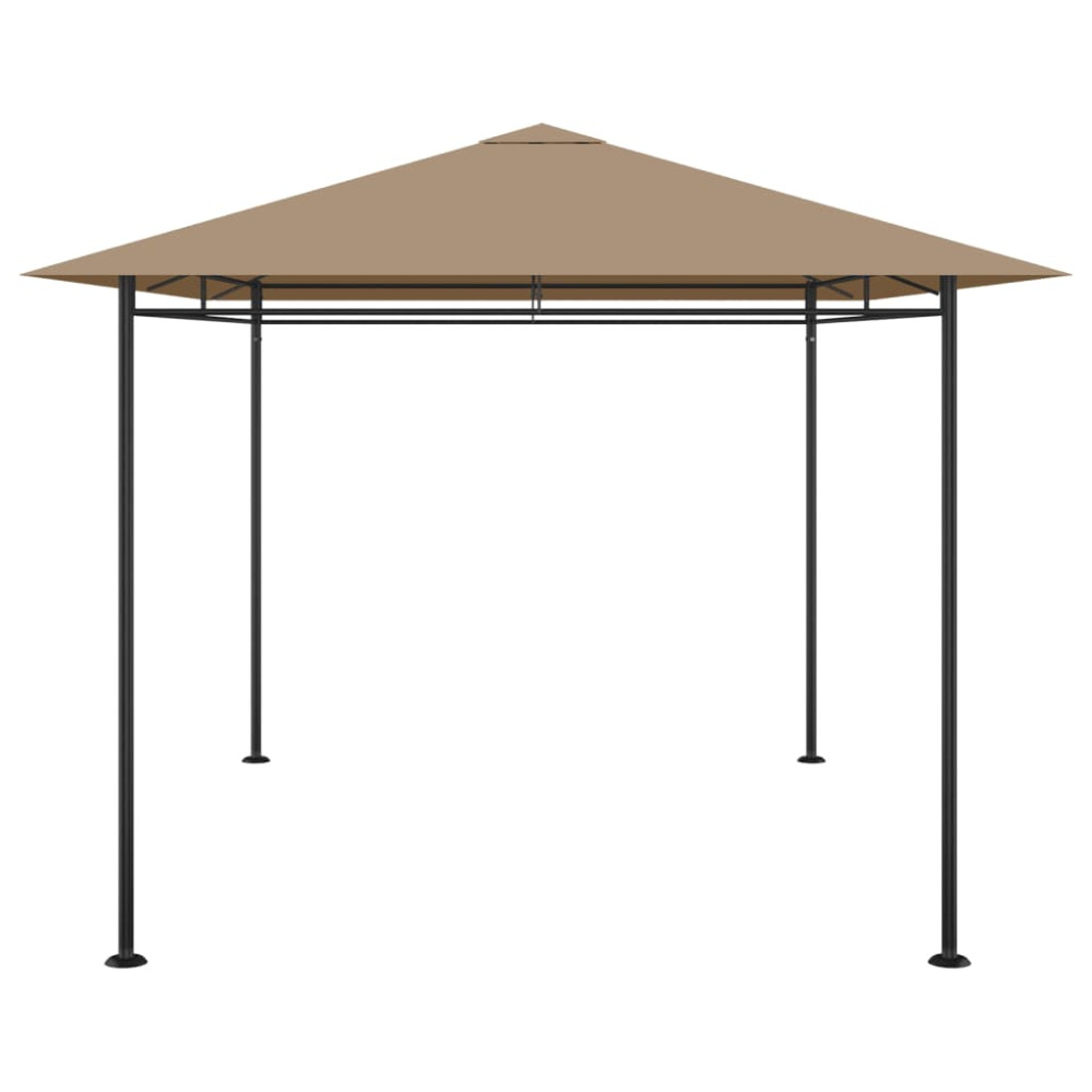 Produktbild för Paviljong 384x281x270 cm taupe 180 g/m²