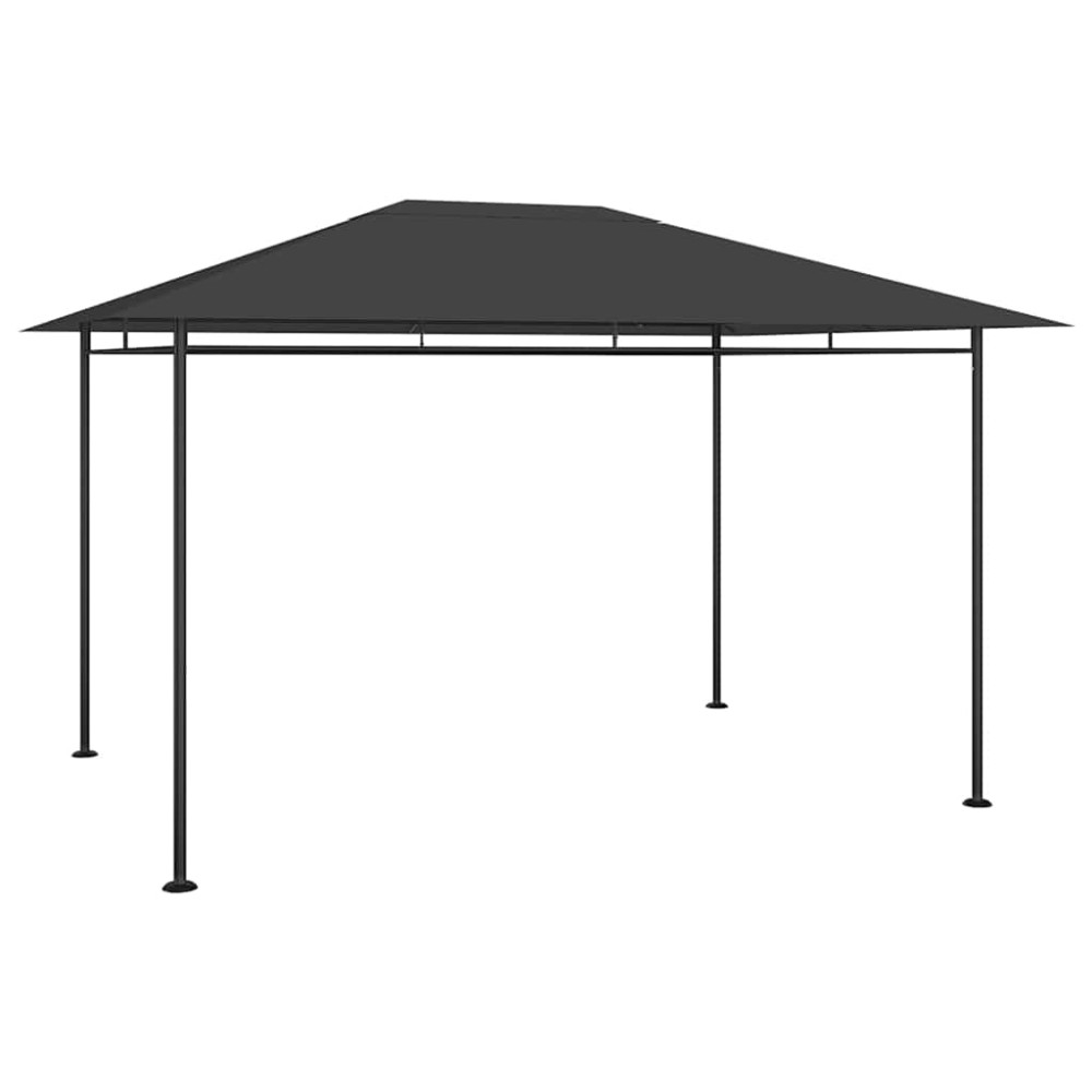 Produktbild för Paviljong 384x281x270 cm antracit 180 g/m²