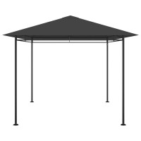 Produktbild för Paviljong 384x281x270 cm antracit 180 g/m²