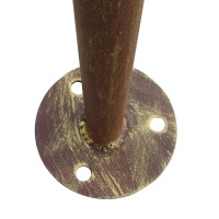 Produktbild för Pergola antikbrun 4x3x2,5 m järn