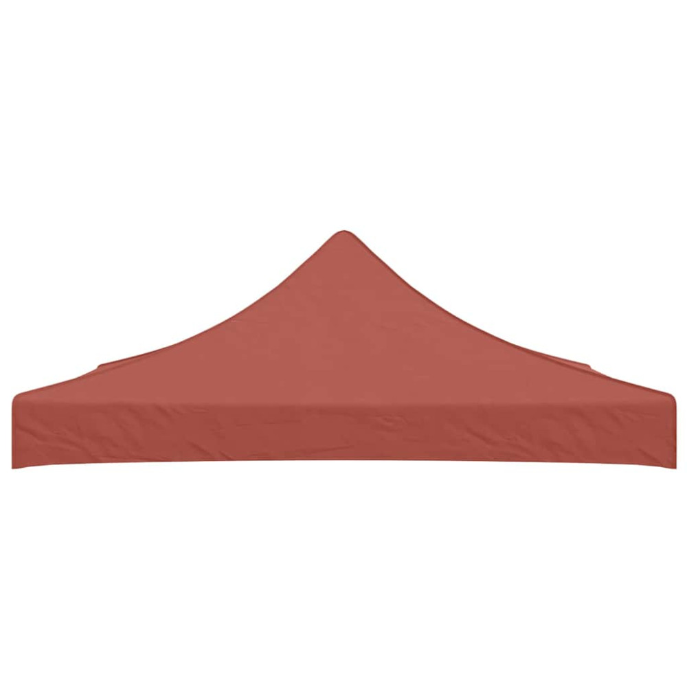 Produktbild för Tak till partytält 3x3 m terrakotta 270 g/m²
