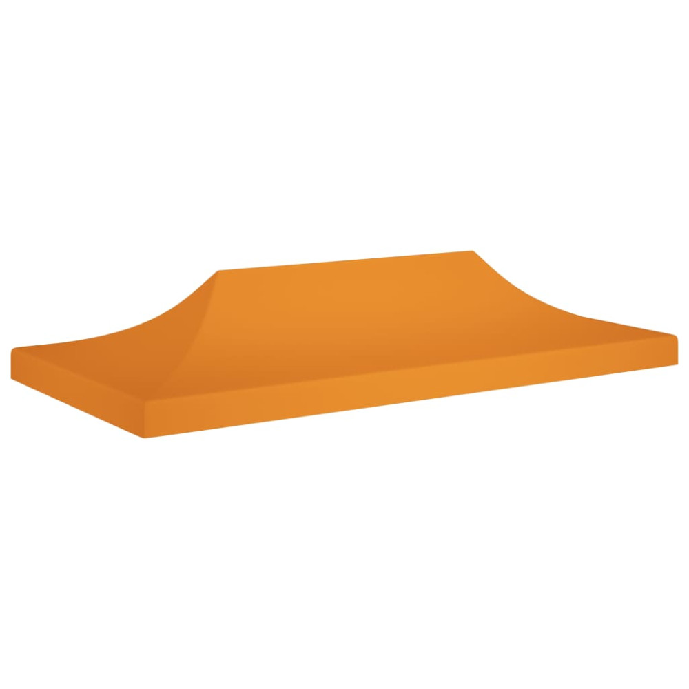 Produktbild för Tak till partytält 6x3 m orange 270 g/m²