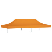 Produktbild för Tak till partytält 6x3 m orange 270 g/m²