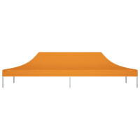 Produktbild för Tak till partytält 6x3 m orange 270 g/m²