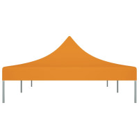 Produktbild för Tak till partytält 6x3 m orange 270 g/m²