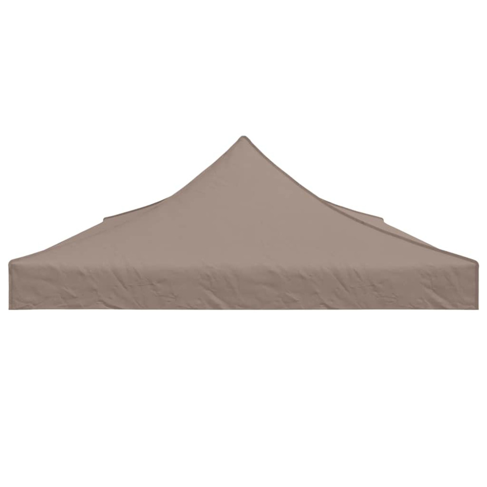 Produktbild för Tak till partytält 6x3 m taupe 270 g/m²