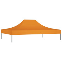 Produktbild för Tak till partytält 4,5x3 m orange 270 g/m²