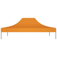 Produktbild för Tak till partytält 4,5x3 m orange 270 g/m²