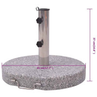 Produktbild för Parasollfot 45 cm