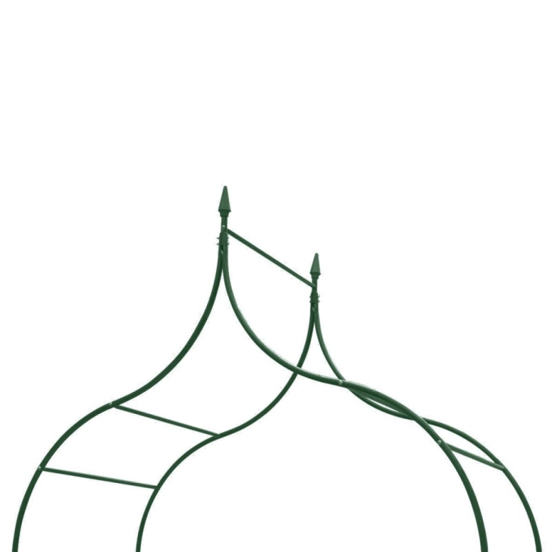Produktbild för Pergola för klätterväxter mörkgrön