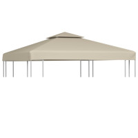 Produktbild för Paviljongtak 310 g/m² 3 x 3 m beige