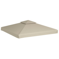 Produktbild för Paviljongtak 310 g/m² 3 x 3 m beige