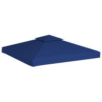Miniatyr av produktbild för Paviljongtak 310 g/m² 3 x 3 m mörkblå