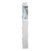 Miniatyr av produktbild för Nature Trädgårdsspaljé 100x200 cm PVC vit 6040703
