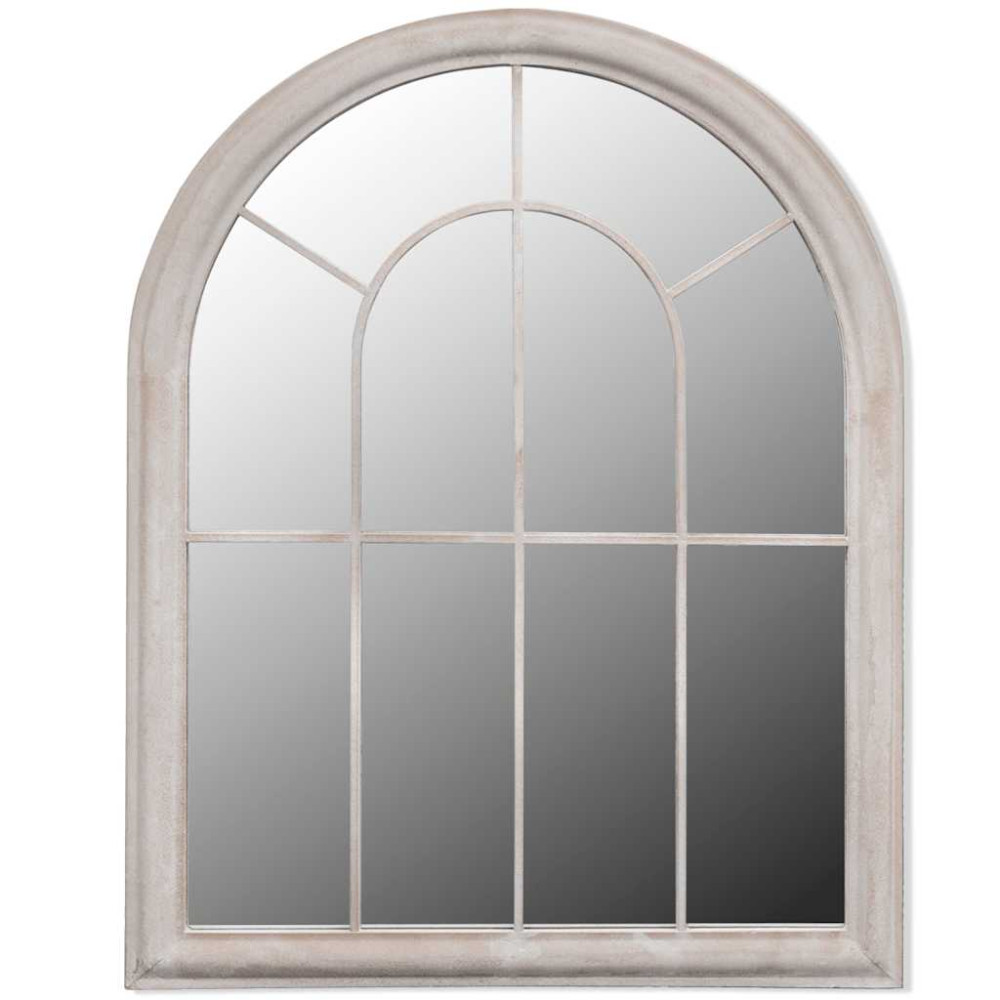 Produktbild för Spegel med lantlig design inom-/utomhus 69x89 cm