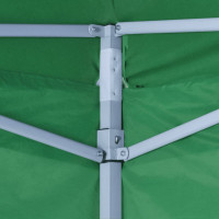 Produktbild för Hopfällbart tält 3 x 3 m 4 väggar grön