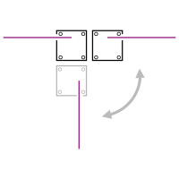 Produktbild för Infällbar skärm 160x600 cm gräddvit