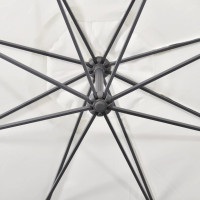 Produktbild för Frihängande parasoll 3,5 m sandvit