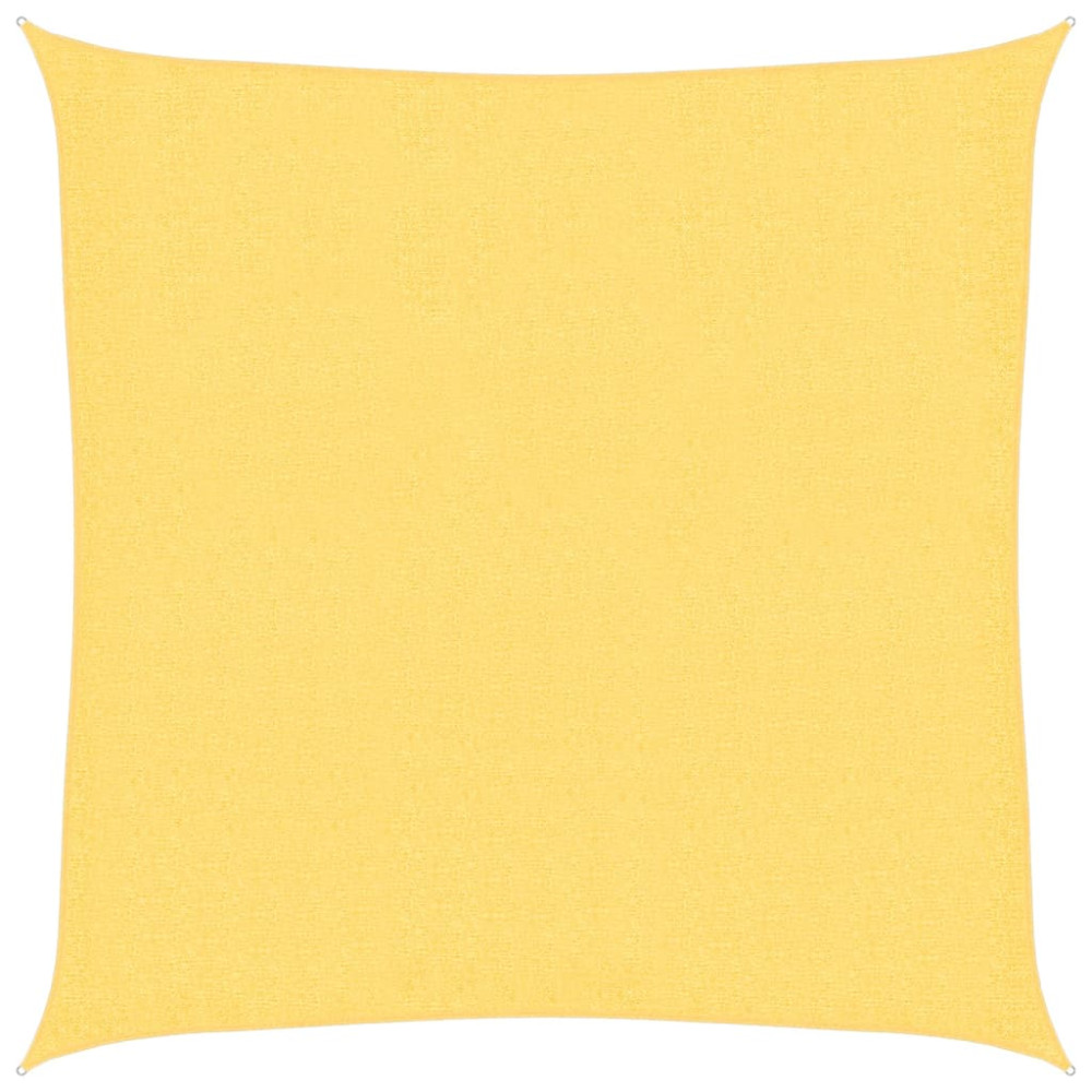 Produktbild för Solskärmssegel HDPE kvadratiskt 3,6 x 3,6 m beige