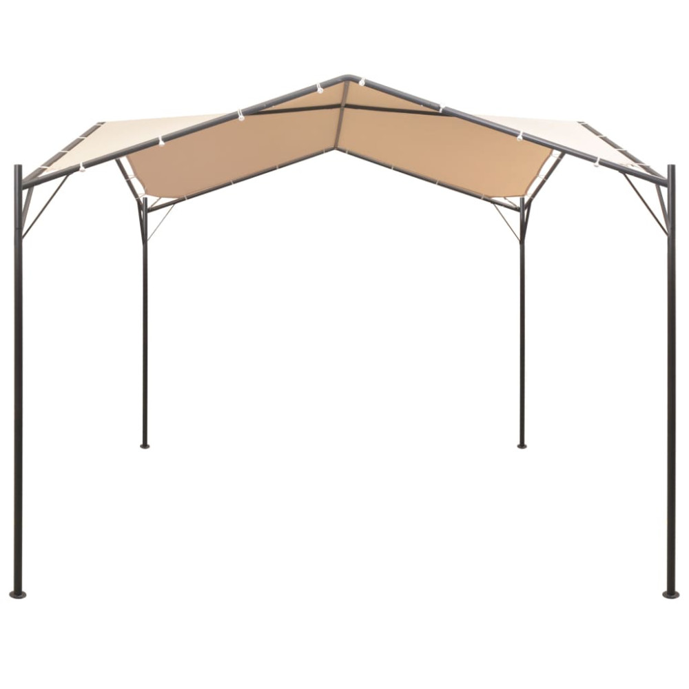 Produktbild för Paviljong 4x4 m stål beige