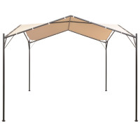 Produktbild för Paviljong 4x4 m stål beige