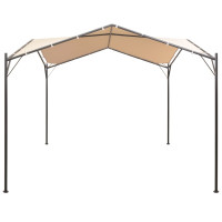 Produktbild för Paviljong 3x3 m stål beige