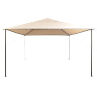 Produktbild för Paviljong 4x4 m stål beige