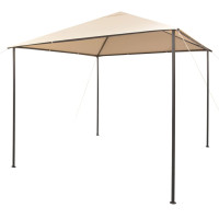 Produktbild för Paviljong 3x3 m stål beige