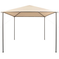 Produktbild för Paviljong 3x3 m stål beige