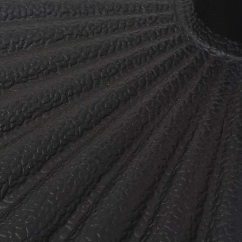 Produktbild för Parasollfot i harts rund svart 14 kg