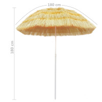 Produktbild för Strandparasoll naturlig 180 cm Hawaii-stil