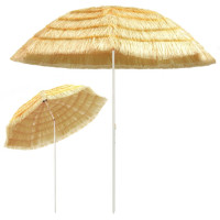 Produktbild för Strandparasoll naturlig 300 cm Hawaii-stil