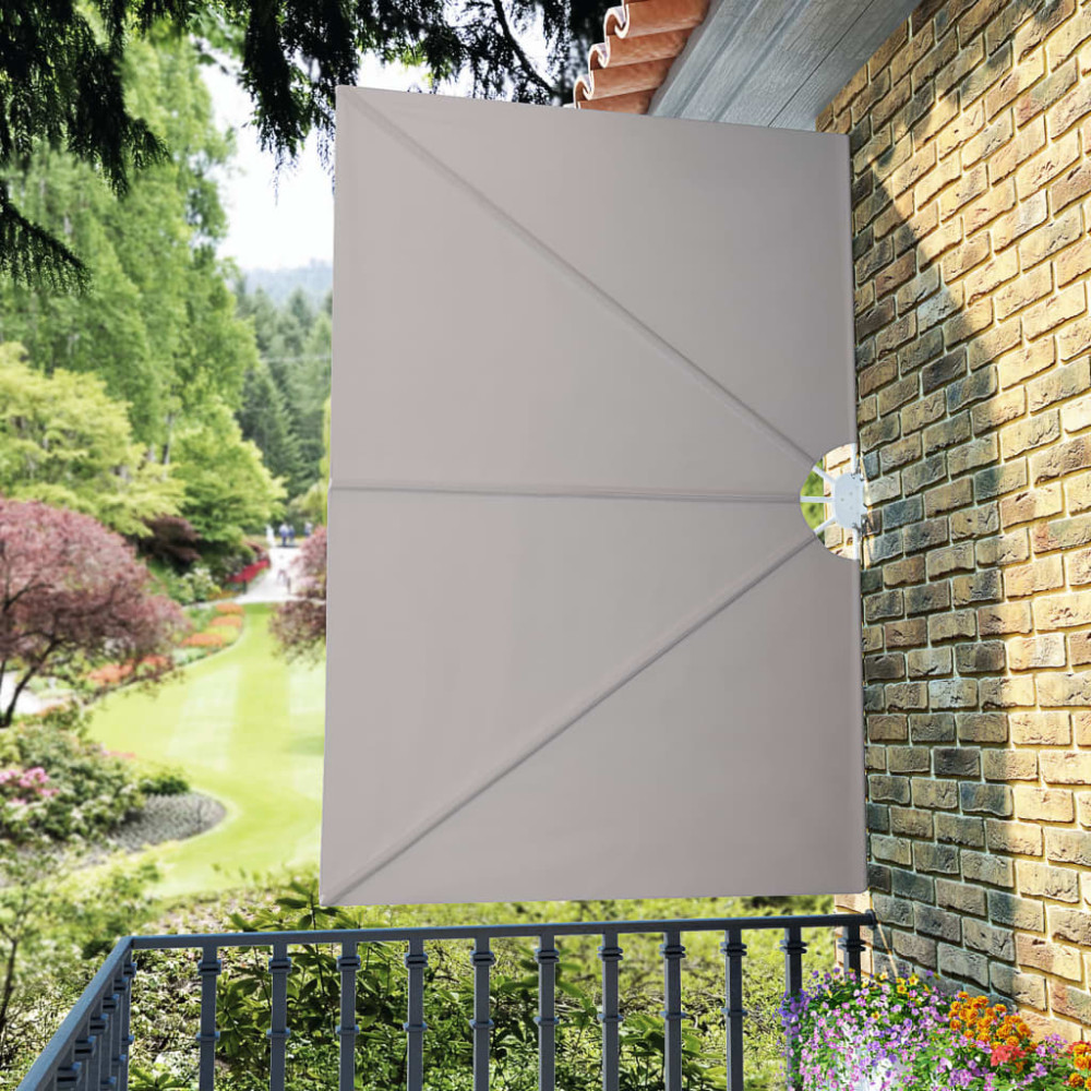Produktbild för Sidomarkis för terrass gräddvit 240x160 cm