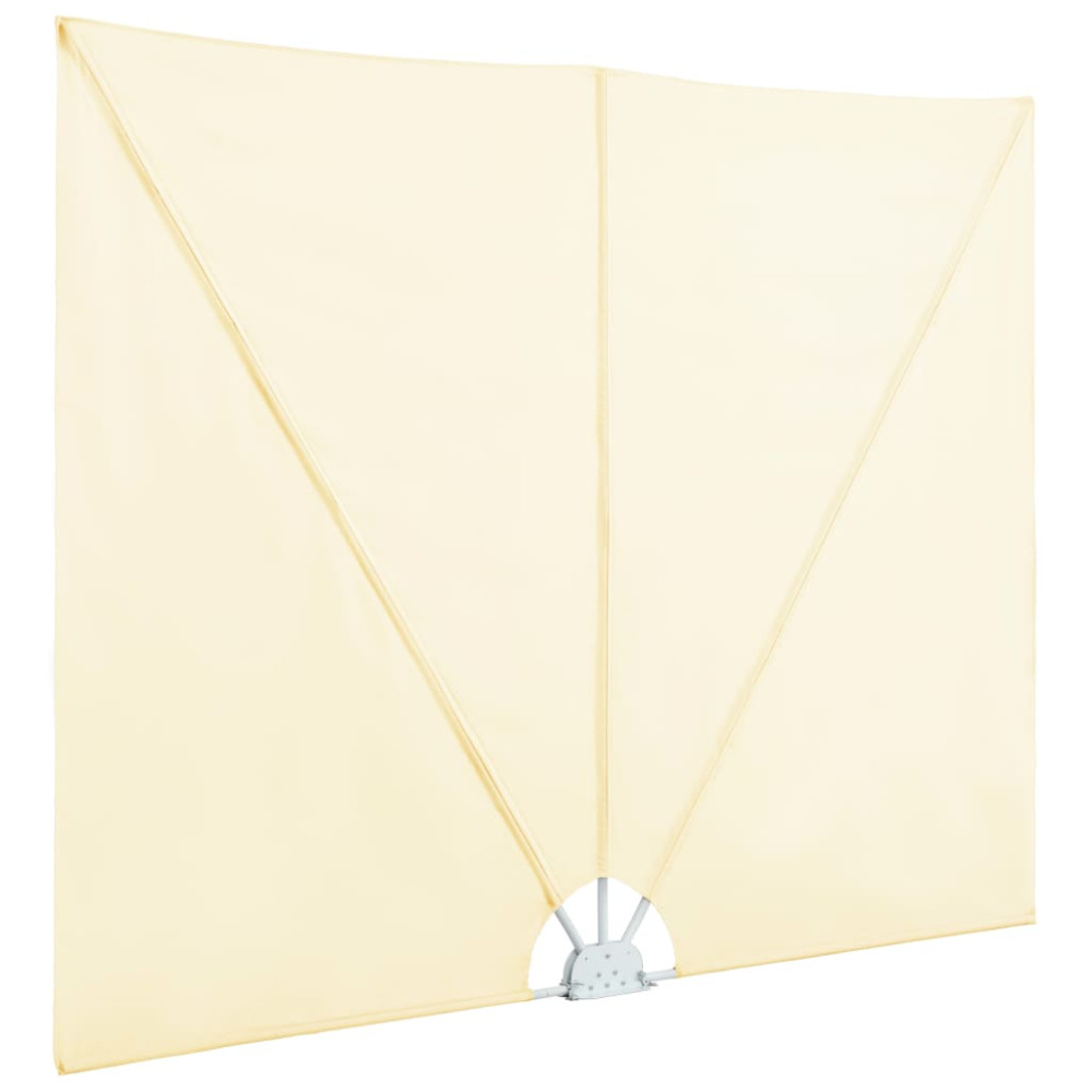 Produktbild för Sidomarkis för terrass gräddvit 400x200 cm