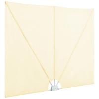 Produktbild för Sidomarkis för terrass gräddvit 400x200 cm