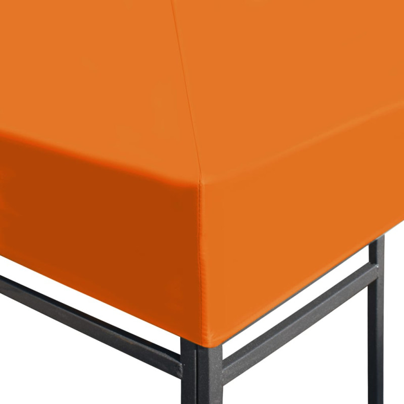 Produktbild för Paviljongtak 310 g/m² 3x3 m orange