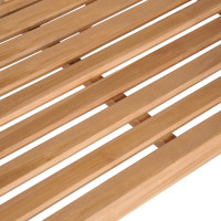 Produktbild för Gungbänk massiv teak 120x60x57,5 cm brun