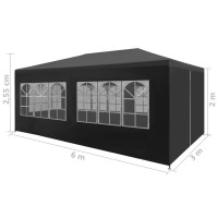 Miniatyr av produktbild för Partytält 3x6 m antracit