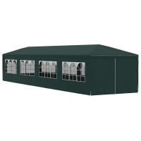 Produktbild för Partytält grön 3x12 m