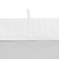 Produktbild för Sidoväggar för partytält 2 st vit och svart mesh