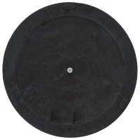 Produktbild för Parasollfot rund polyresin 19 kg svart