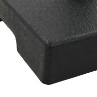 Miniatyr av produktbild för Parasollfot fyrkantig polyresin 8 kg svart
