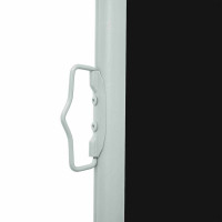 Produktbild för Infällbar sidomarkis 120 x 300 cm svart
