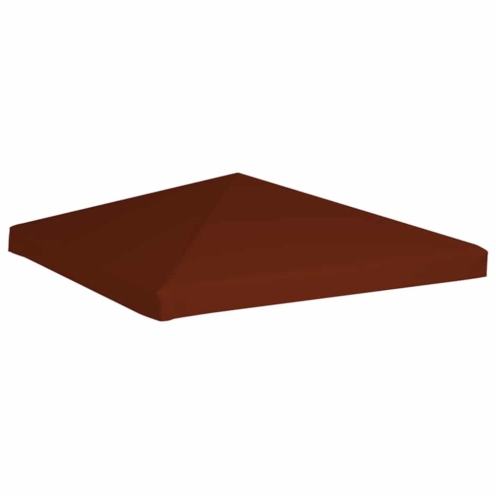 Produktbild för Paviljongtak 310 g/m² 3x3 m terrakotta