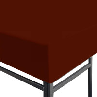 Produktbild för Paviljongtak 310 g/m² 3x3 m terrakotta