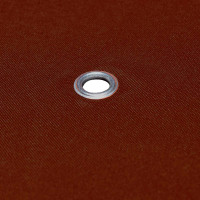 Produktbild för Paviljongtak 310 g/m² 3x3 m terrakotta