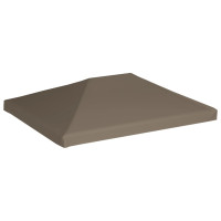 Produktbild för Paviljongtak 310 g/m² 3x4 m taupe