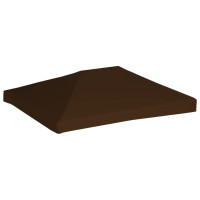 Produktbild för Paviljongtak 310 g/m² 3x4 m brun